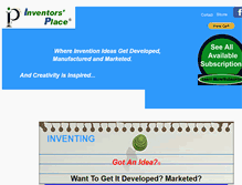 Tablet Screenshot of inventorsplace.com